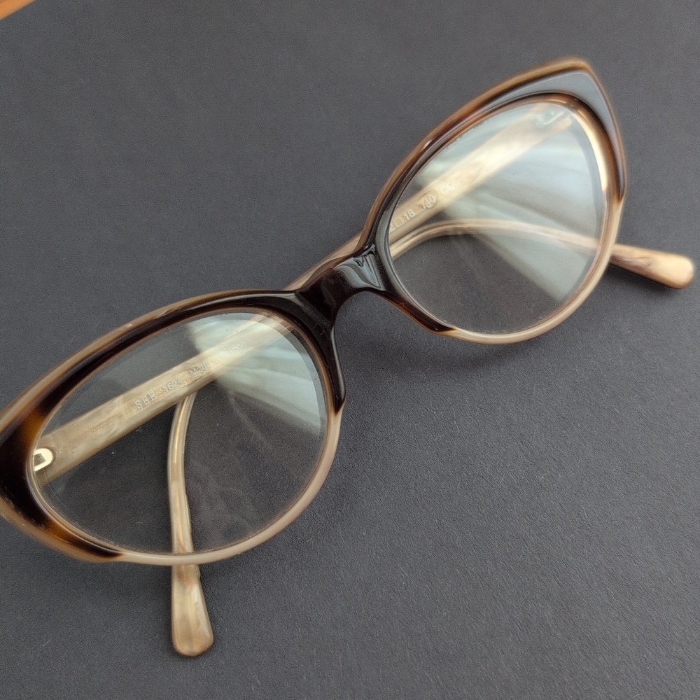 See Cat Eye Tortoise Shell Frames - image 1